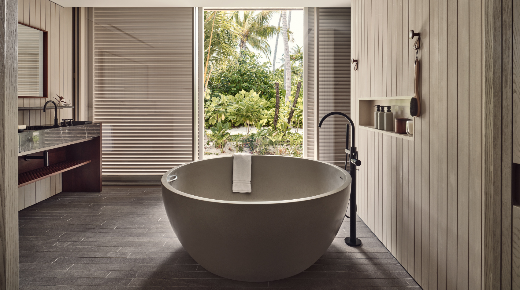 Luxury bathroom fittings available at Patina Maldives