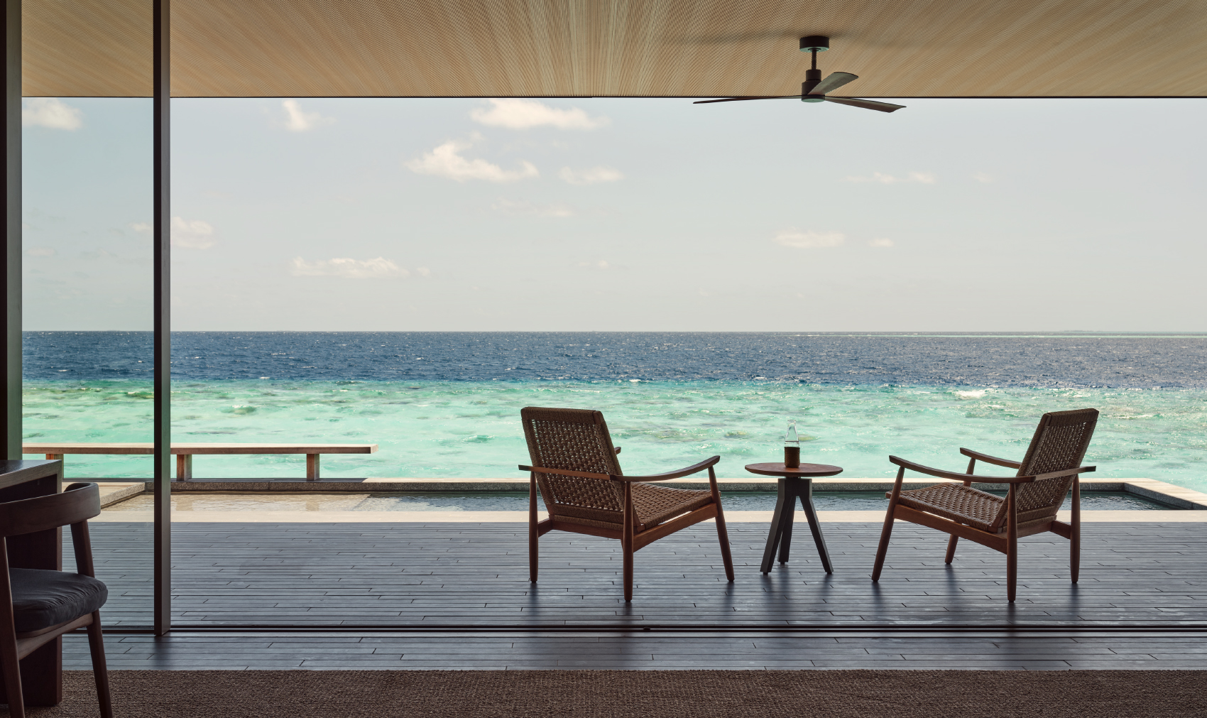 View of the ocean from Patina Maldives luxury accommodation
