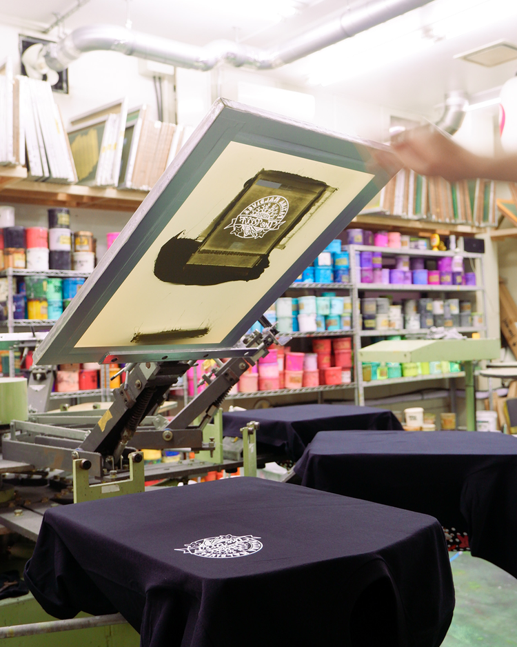 T-shirt screen printing machine