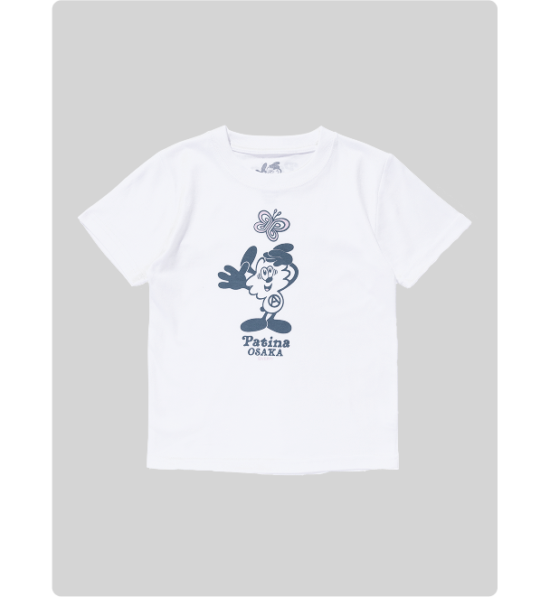 キッズエディションのホワイトTシャツ