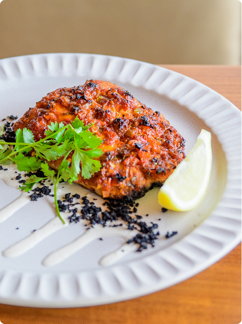 Würziges Hähnchen mit Zitrone und Koriander.