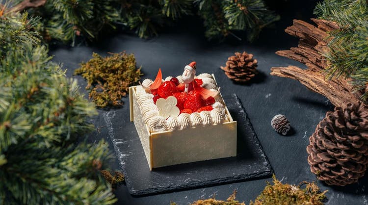 きび糖と苺のショートケーキ