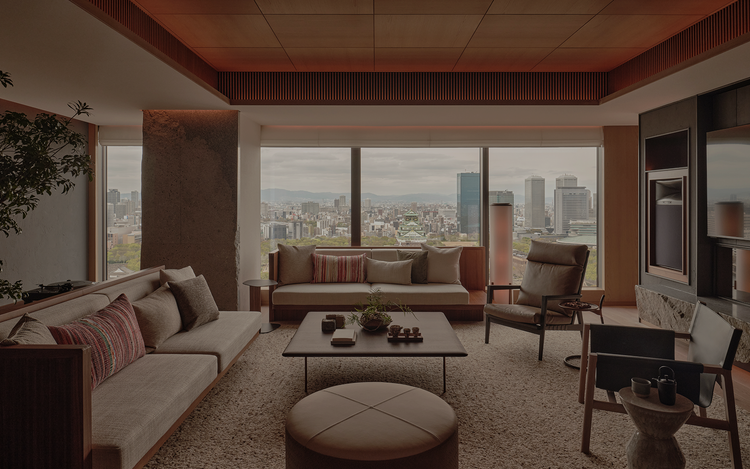 Interior view of Patina Suite at Patina Osaka.